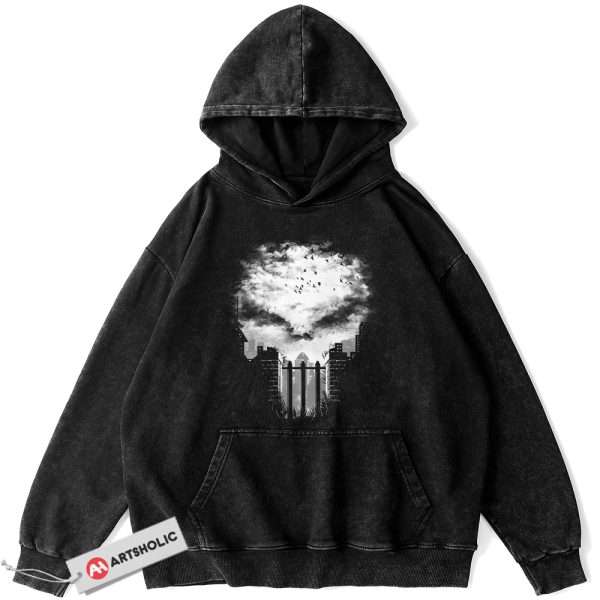 The Punisher Hoodie, Marvel Comics Hoodie, Vintage Hoodie