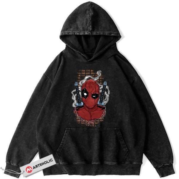 Deadpool Hoodie, Marvel Comics Hoodie, Vintage Hoodie