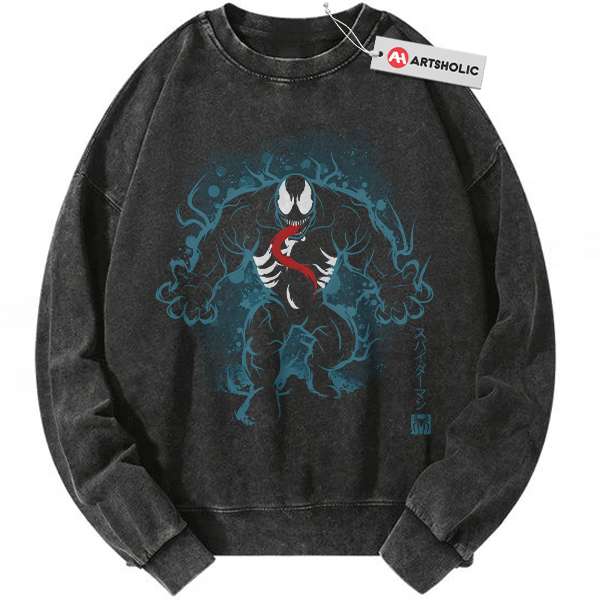 Venom Sweatshirt, Marvel Comics Sweatshirt, Vintage Sweater