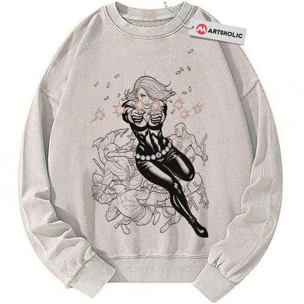 Black Widow vs Daredevil Sweatshirt, Marvel Comics Sweatshirt, Vintage Sweater