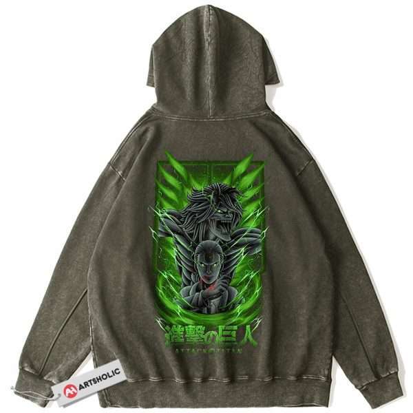 Eren Yeager Hoodie, Attack On Titan Hoodie, AOT Hoodie, Anime Hoodie, Vintage Hoodie