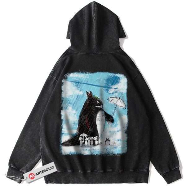 My Neighbor Totoro Hoodie, Studio Ghibli Hoodie, Anime Hoodie, Vintage Hoodie
