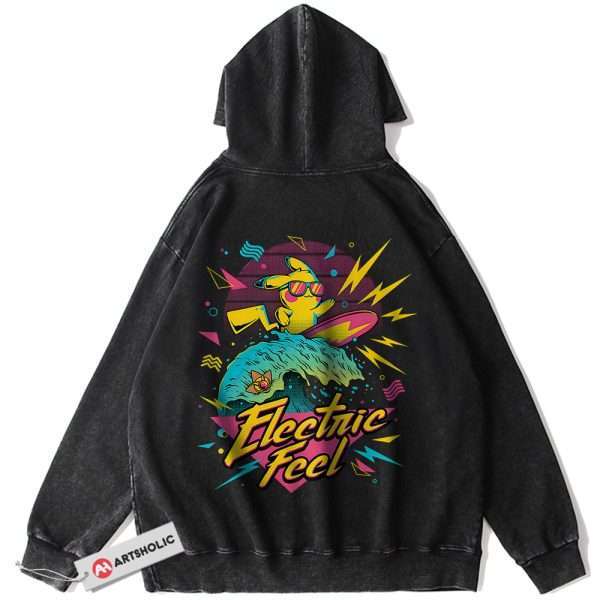 Pikachu Hoodie, Pokemon Hoodie, Anime Hoodie, Vintage Hoodie