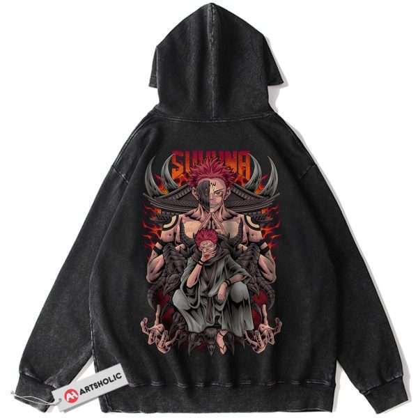 Ryomen Sukuna Hoodie, Jujutsu Kaisen Hoodie, Anime Hoodie, Vintage Hoodie