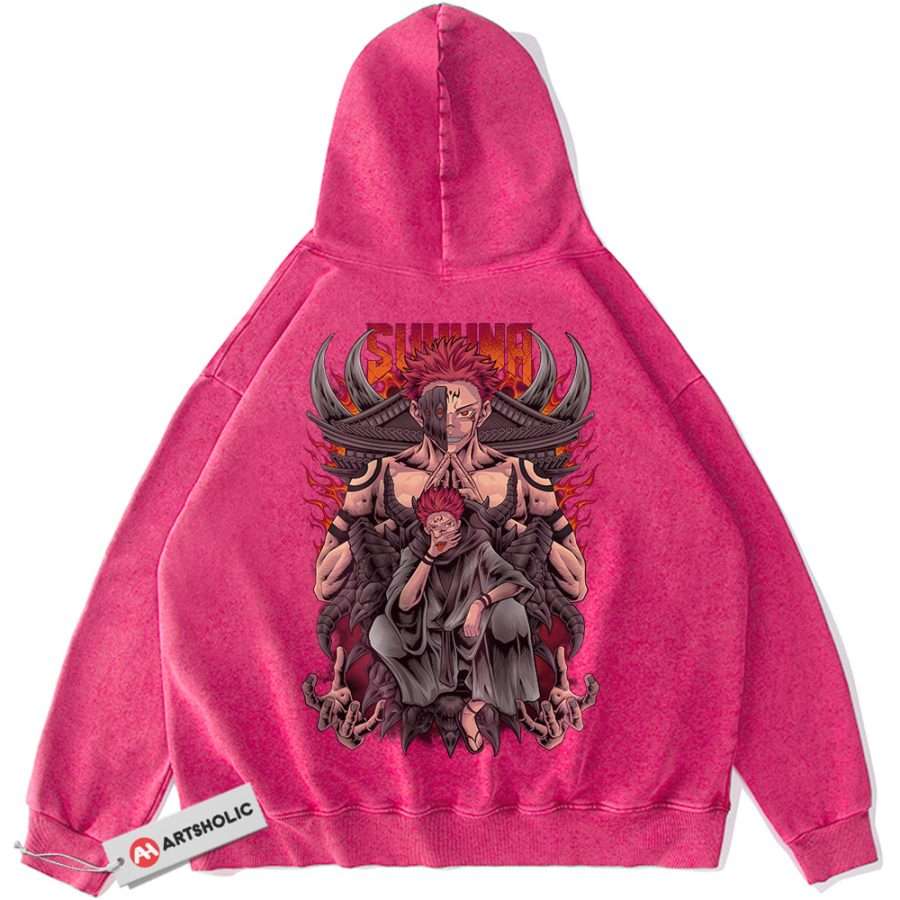 Ryomen Sukuna Hoodie, Jujutsu Kaisen Hoodie, Anime Hoodie, Vintage 