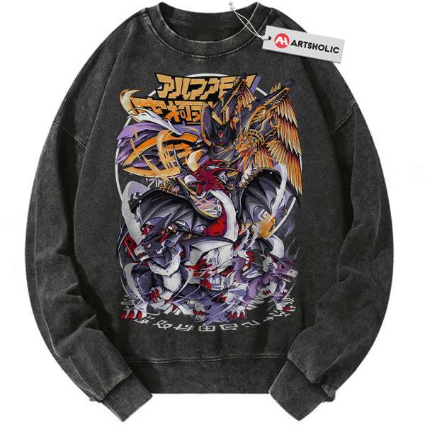 Dorumon Evolution Sweatshirt, Digimon Sweatshirt, Anime Sweatshirt, Vintage Sweater
