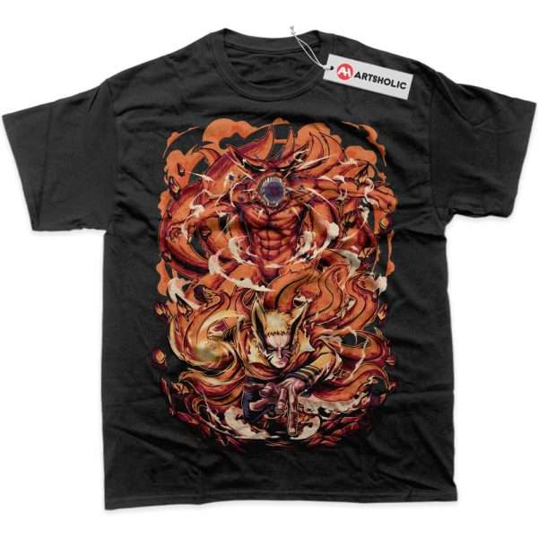 Kurama Shirt, Naruto Uzumaki Shirt, Anime Shirt, Graphic T-Shirt