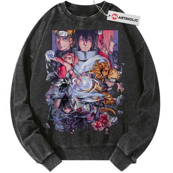 Naruto Sweatshirt, Anime Sweatshirt, Vintage Sweater