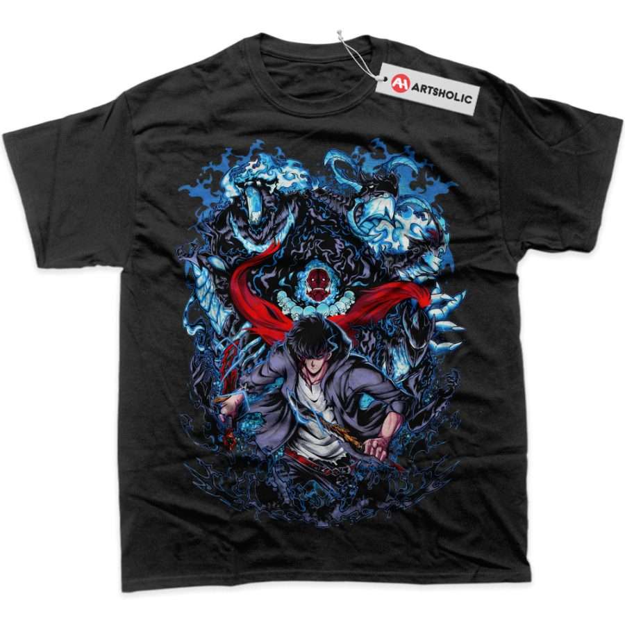 Sung Jinwoo Shirt, Solo Leveling Shirt, Anime Shirt, Graphic Tee