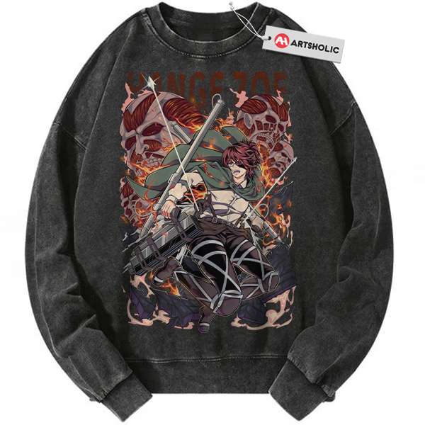Hange Zoe sweatshirt, Attack on Titan sweatshirt, AOT sweatshirt, Anime sweatshirt, Vintage Sweater