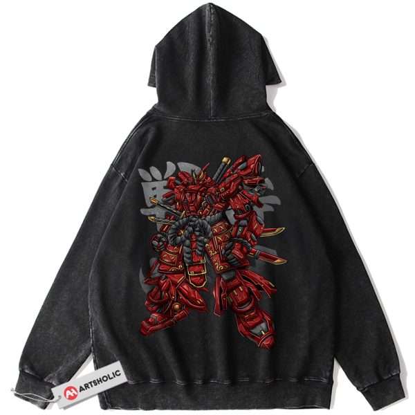 MSN-04 Sazabi Hoodie, Gundam Hoodie, Anime Hoodie, Vintage Hoodie