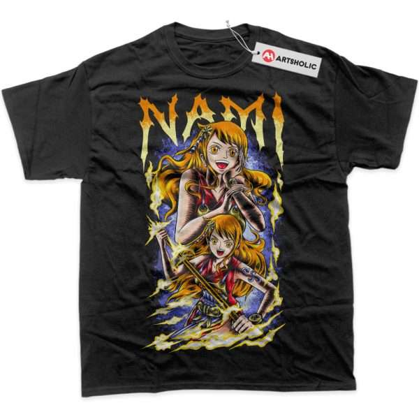 Nami Shirt, One Piece Shirt, Anime Shirt, Graphic Tee
