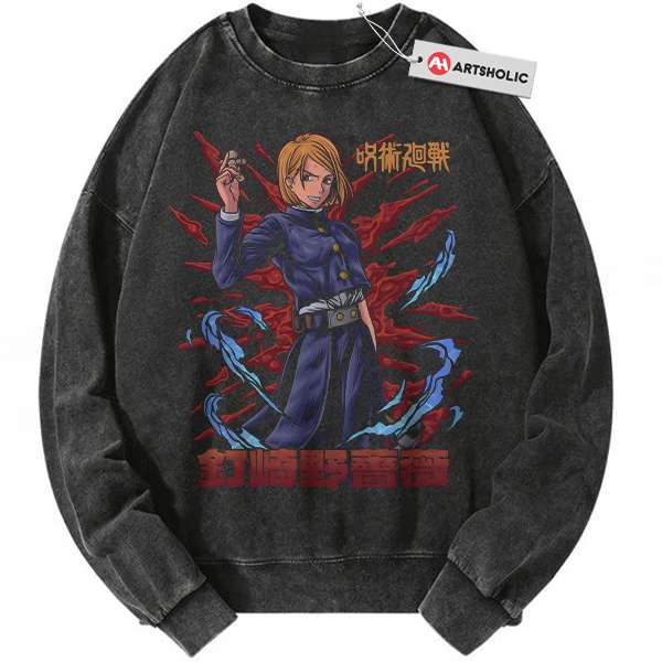 Nobara Kugisaki Sweatshirt, Jujutsu Kaisen Sweatshirt, Anime Sweatshirt, Vintage Sweatshirt
