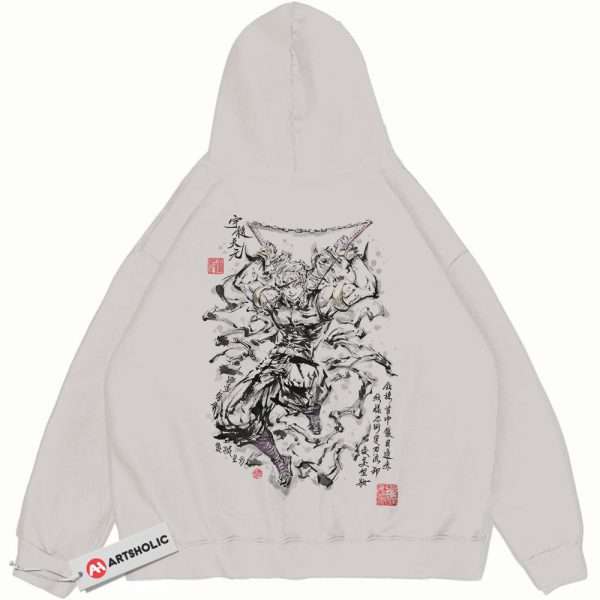 Tengen Uzui Hoodie, Demon Slayer Hoodie, Anime Hoodie, Vintage Hoodie