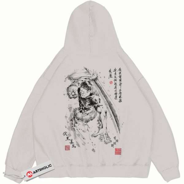Toji Fushiguro Hoodie, Jujutsu Kaisen Hoodie, Anime Hoodie, Vintage Hoodie