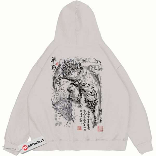 Hiei Hoodie, YuYu Hakusho Hoodie, Anime Hoodie, Vintage Hoodie