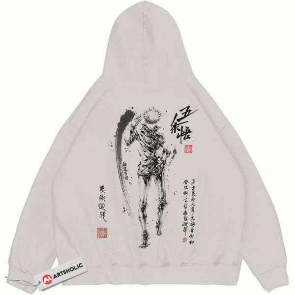 Satoru Gojo Hoodie, Jujutsu Kaisen Hoodie, Anime Hoodie, Vintage Hoodie