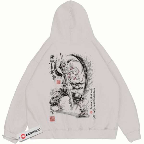 Kyojuro Rengoku Hoodie, Demon Slayer Hoodie, Anime Hoodie, Vintage Hoodie