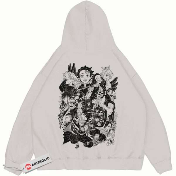 Demon Slayer Hoodie, Anime Hoodie, Vintage Hoodie
