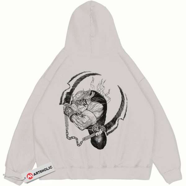 Tengen Uzui Hoodie, Demon Slayer Hoodie, Anime Hoodie, Vintage Hoodie