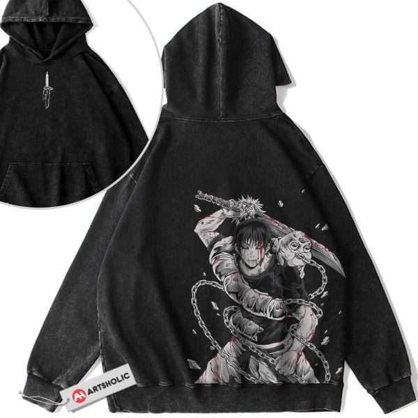 Toji Fushiguro Hoodie, Jujutsu Kaisen Hoodie, Anime Hoodie, Vintage Hoodie 2-Sided