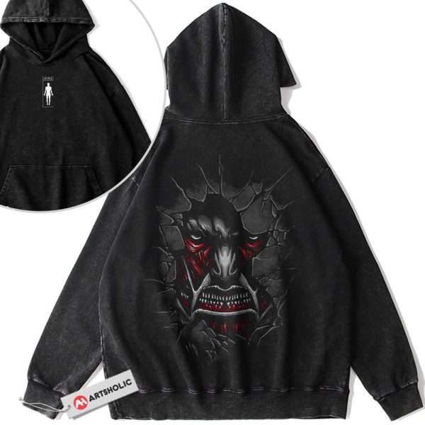Colossal Titan Hoodie, Attack on Titan Hoodie, AOT Hoodie, Anime Hoodie, Vintage Hoodie 2-Sided