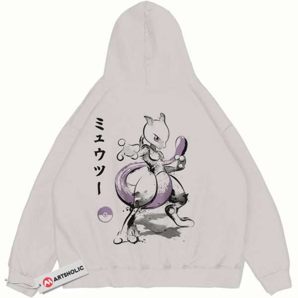 Mewtwo Hoodie, Pokemon Hoodie, Anime Hoodie, Vintage Hoodie