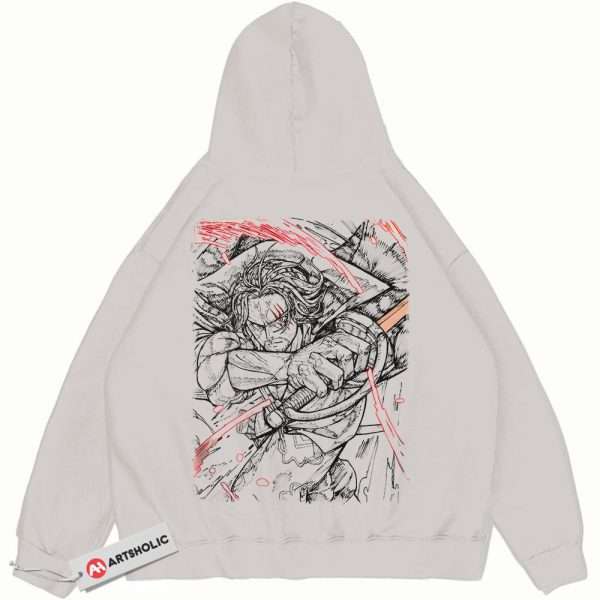 Shanks Hoodie, One Piece Hoodie, Anime Hoodie, Vintage Hoodie