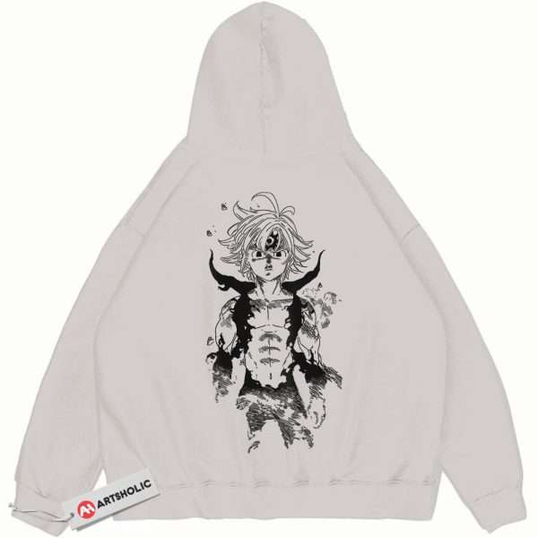 Meliodas Hoodie, Seven Deadly Sins Hoodie, Anime Hoodie, Vintage Hoodie