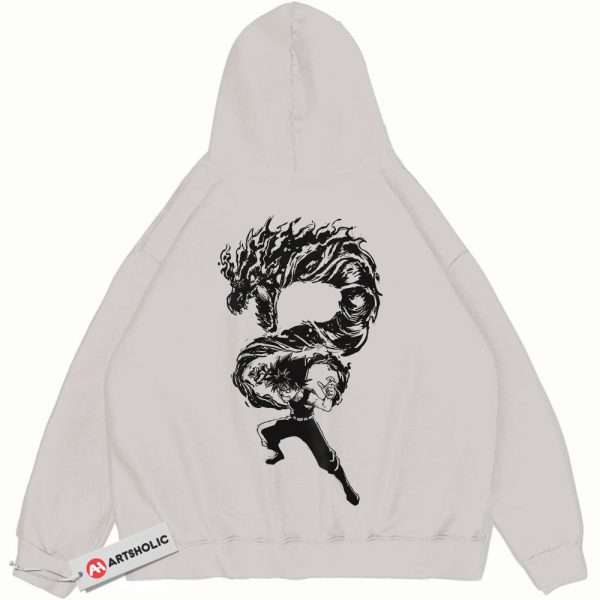 Hiei Hoodie, YuYu Hakusho Hoodie, Anime Hoodie, Vintage Hoodie