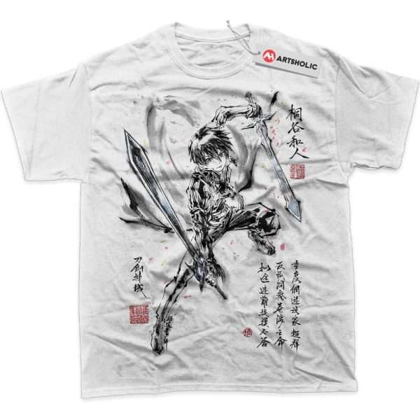 Kirito Shirt, Sword Art Online Shirt, SAO Shirt, Anime Shirt, Graphic Tee