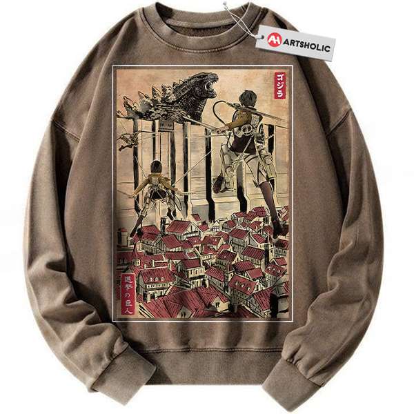 Attack on Titan sweatshirt, AOT sweatshirt, Vintage Sweater