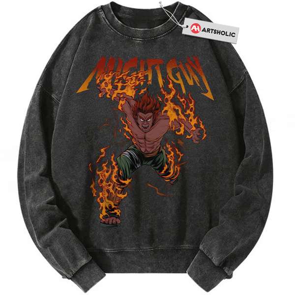 Might Guy Sweatshirt, Naruto Sweatshirt, Anime Sweatshirt, Vintage Sweatshirt