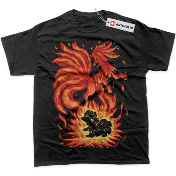 Ninetales Shirt, Vulpix Shirt, Pokemon Shirt, Anime Shirt, Graphic Tee