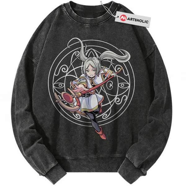 Frieren: Beyond Journey's End sweatshirt, Anime sweatshirt, Vintage Sweater
