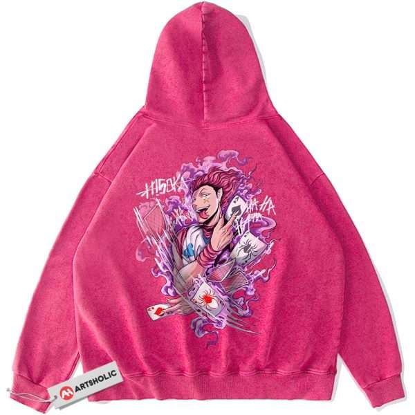 Hisoka Hoodie, Hunter x Hunter Hoodie, HxH Hoodie, Anime Hoodie, Vintage Hoodie