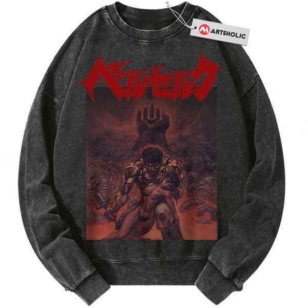 Berserk sweatshirt, Anime sweatshirt, Vintage Sweater