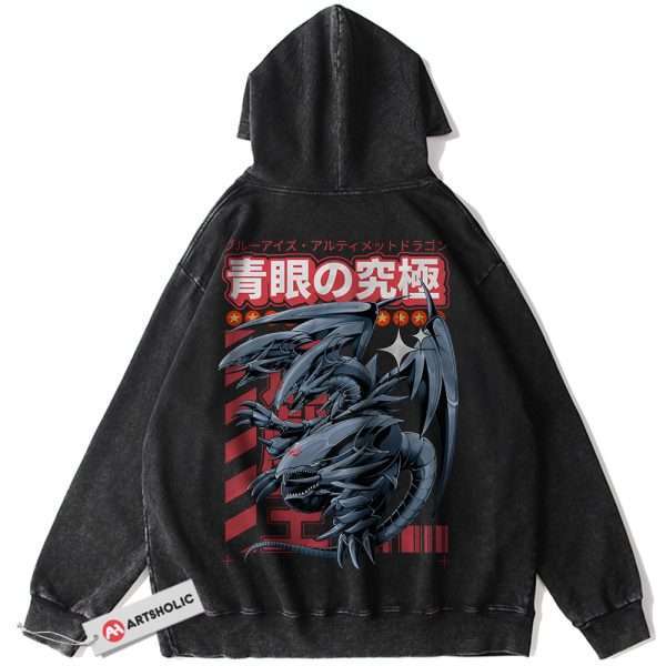 Blue Eyes Ultimate Dragon Hoodie, Anime Hoodie, Vintage Hoodie