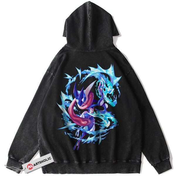 Greninja Hoodie, Pokemon Hoodie, Anime Hoodie, Vintage Hoodie