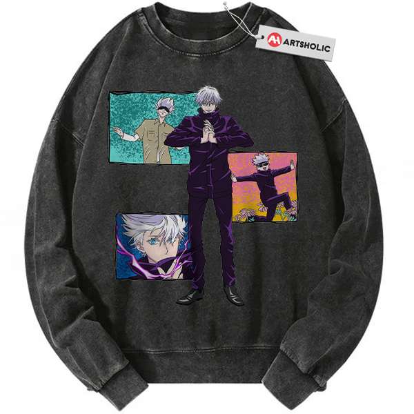 Satoru Gojo sweatshirt, Jujutsu Kaisen sweatshirt, Anime sweatshirt, Vintage Sweater