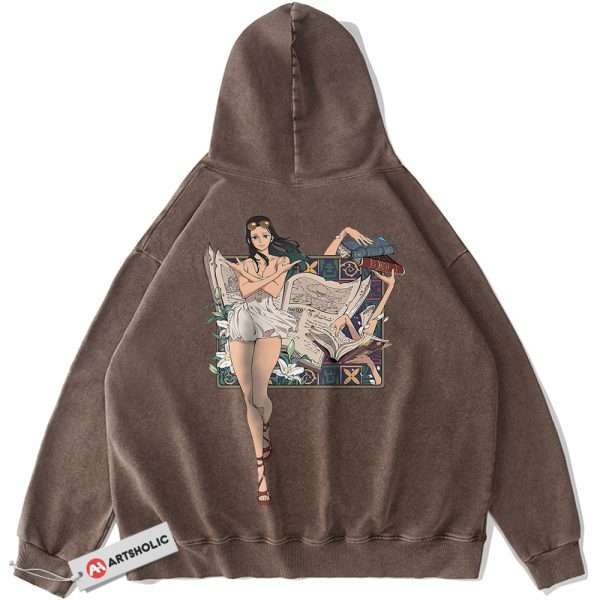 Nico Robin Hoodie, One Piece Hoodie, Anime Hoodie, Vintage Hoodie
