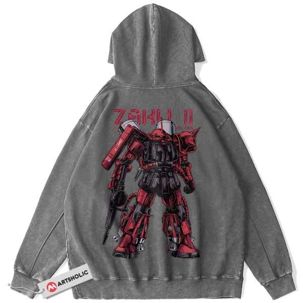 MS-06S Zaku II Hoodie, The Gundam Hoodie, Anime Hoodie, Vintage Hoodie