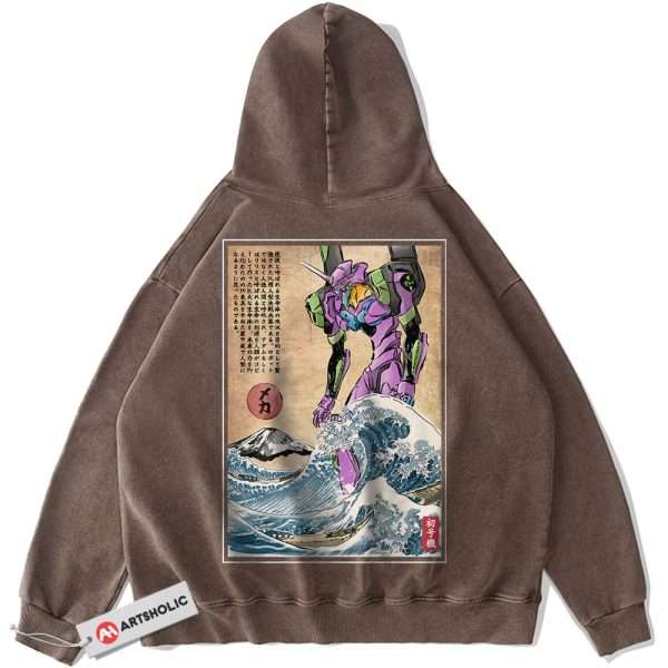 EVA-02 Hoodie, Neon Genesis Evangelion Hoodie, Anime Hoodie, Vintage Hoodie