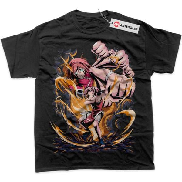 Sakura Haruno Shirt, Naruto Shirt, Anime Shirt, Graphic T-Shirt