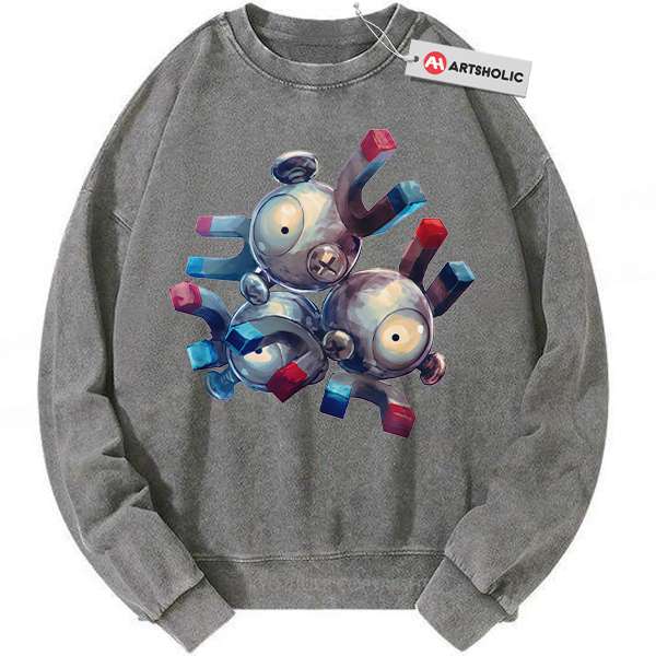 Magneton sweatshirt, Pokemon sweatshirt, Anime sweatshirt, Vintage Sweater