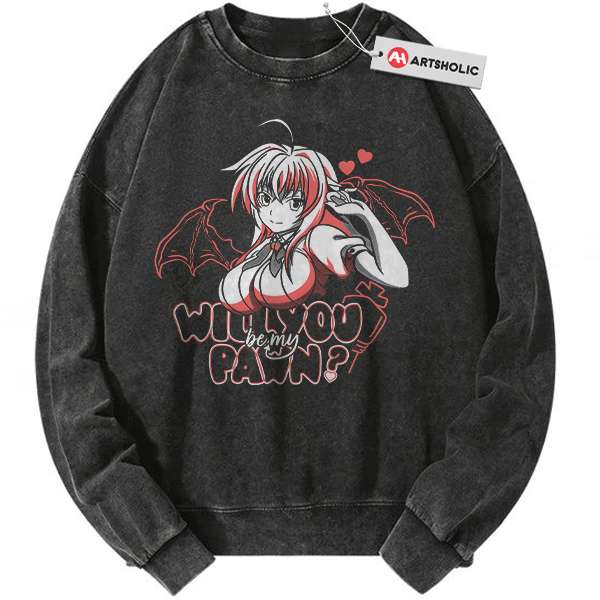 Rias Gremory Sweatshirt, High School DxD Sweatshirt, Anime Sweatshirt, Vintage Sweatshirt