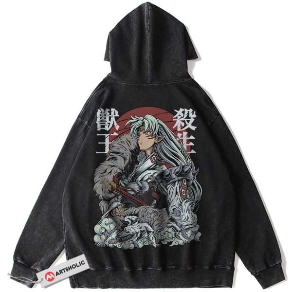 Sesshomaru Hoodie, Inuyasha Hoodie, Anime Hoodie, Vintage Hoodie