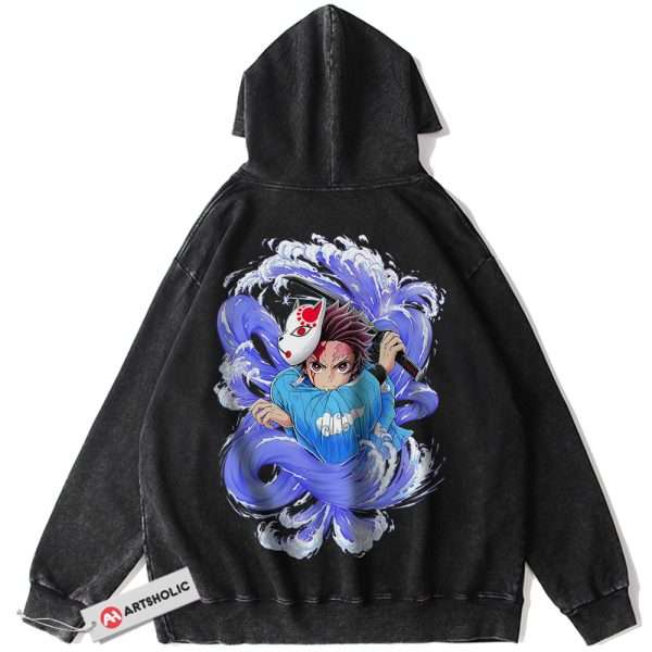 Tanjiro Kamado Hoodie, Demon Slayer Hoodie, Anime Hoodie, Vintage Hoodie