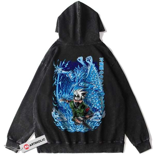 Kakashi Hatake Hoodie, Naruto Hoodie, Anime Hoodie, Vintage Hoodie