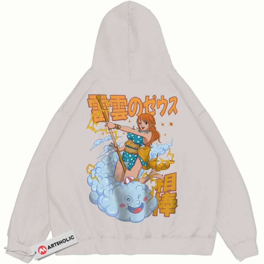 Nami Hoodie, One Piece Hoodie, Anime Hoodie, Vintage Hoodie